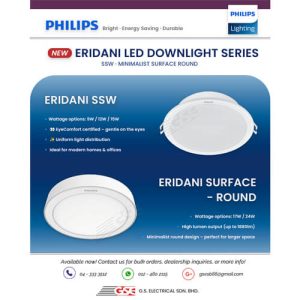 Philips Erdani Surface Round & Eridani SSW (New 2025 26)