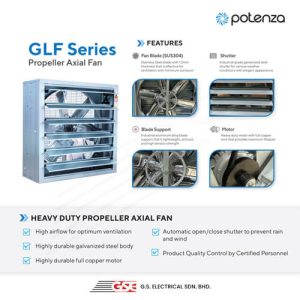 POTENZA Propeller Axial Fan - GLF Series